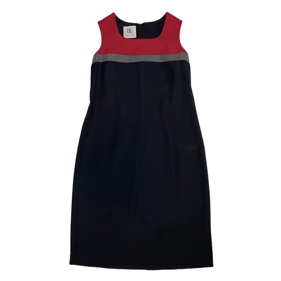 BAHARI GROUP SET VINTAGE 90’s MIDI DRESS WITH CARDIGAN - Picture 8 of 13